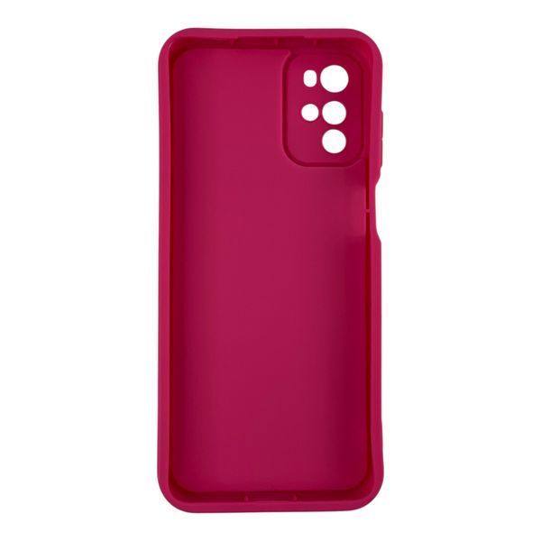 Чохол силіконовий Soft Touch для Motorola G22 малиновий (Повний захист камери) 0054376 фото