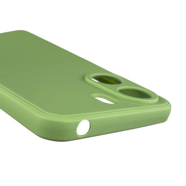 Чехол для Xiaomi Poco C65 с квадратными гранями с защитой камеры на сяоми поко с65 фисташковый 0012755 фото