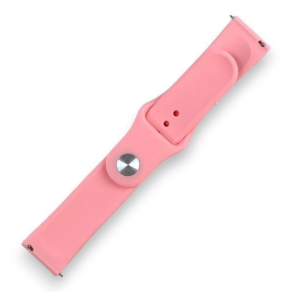 Ремешок силиконовый 20 мм для Withings ScanWatch 2 (42mm) розовый 0055364 фото