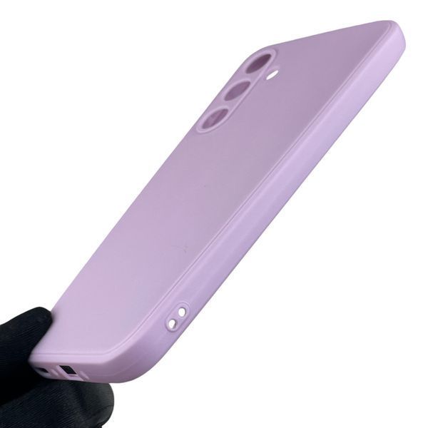 Чехол для Samsung Galaxy A35 5G (SM-A556) с квадратными гранями с защитой камеры на самсунг а35 сиреневый 0012603 фото