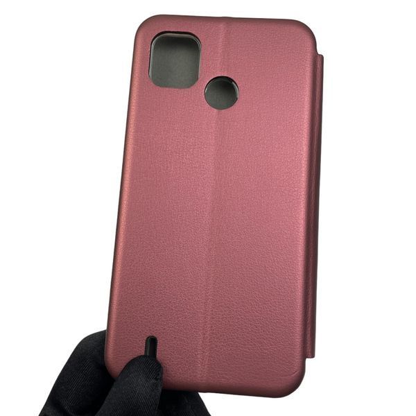 Чехол-книжка для Tecno Pop 5 BD2p с подставкой на техно поп 5 бордовая 0002199 фото