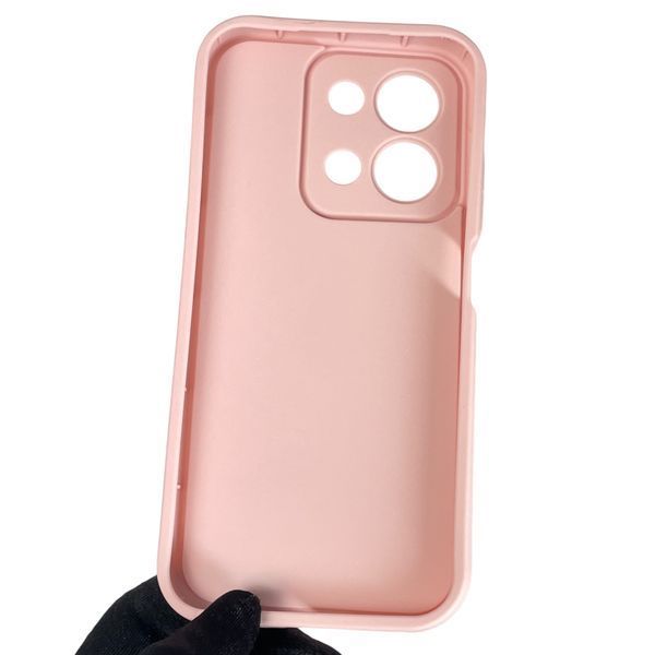 Чехол силиконовый Soft Touch с 3D принтом злой котик для Xiaomi Redmi 15C EU розовый (Полная защита камеры) 0047052 фото