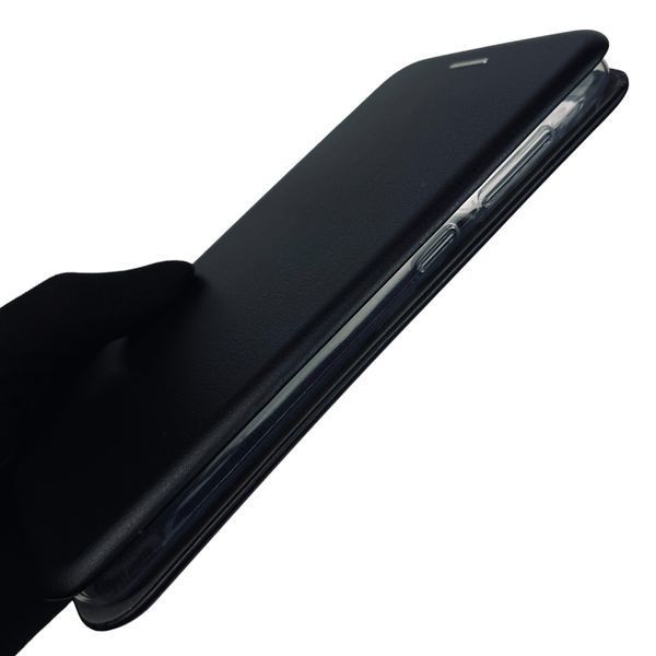 Чехол-книжка для Samsung Galaxy S21 FE SM-G990B с подставкой на самсунг с21 фе чёрная 0001400 фото