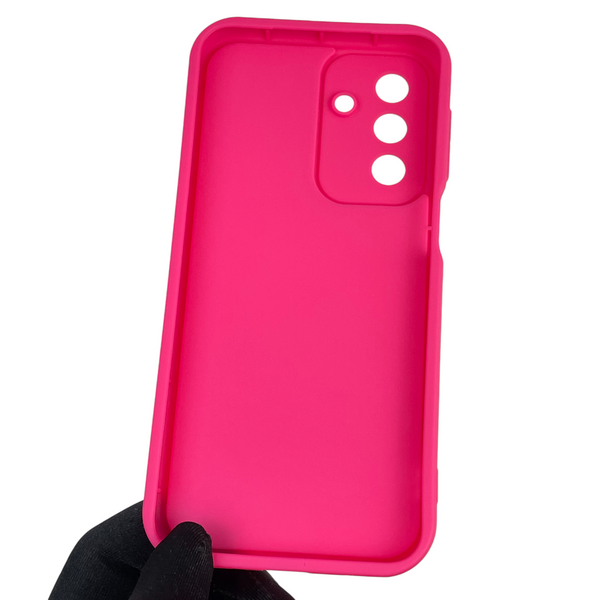 Чохол силіконовий Soft Touch з 3D принтом для Samsung Galaxy A17 5G (SM-A175F) малиновий (Повний захист камери) 0040437 фото