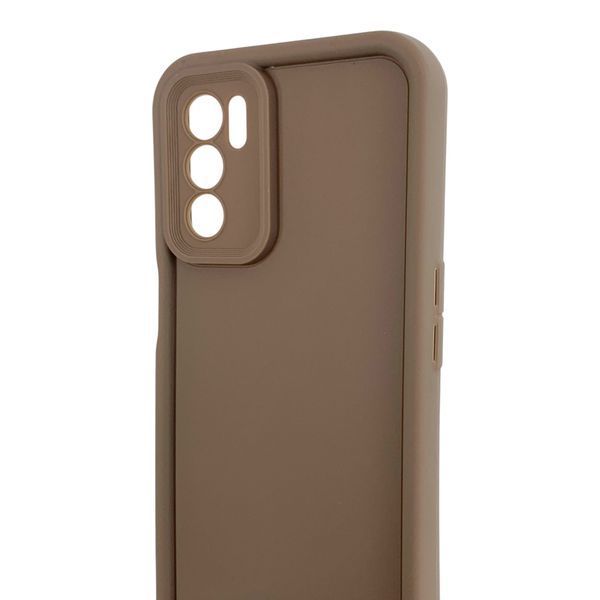 Чехол силиконовый Soft Touch для Oppo A54s коричневый (Полная защита камеры) 0054265 фото