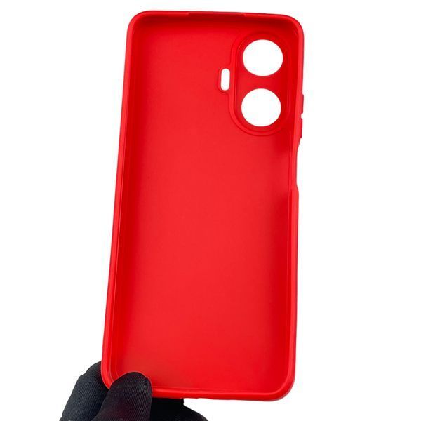 Чохол для Realme C55 з квадратними гранями із захистом камери на реалмі с55 червоний 0012553 фото