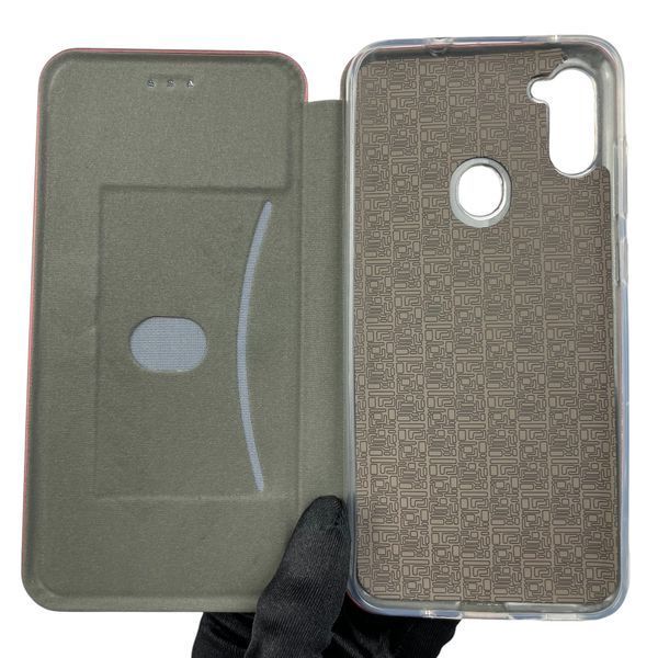 Чехол-книжка для Samsung Galaxy A11 SM-A115F с подставкой на самсунг а11 бордовая 0002183 фото