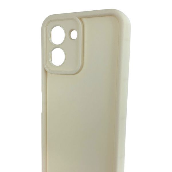 Чохол силіконовий Soft Touch для Tecno Spark Go 3 (KN3) молочний (Повний захист камери) 0054483 фото