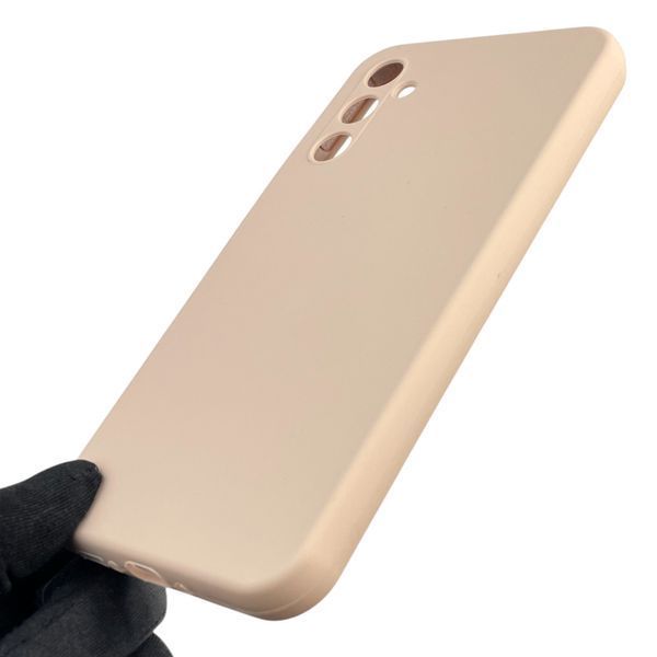 Чехол для Samsung Galaxy A34 5G (SM-A346E) силиконовый с микрофиброй нескользящий на самсунг а34 5г пудровый 0031936 фото