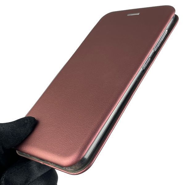Чохол-книжка для Samsung Galaxy A20 SM-A205F з підставкою на самсунг а20 бордова 0000475 фото