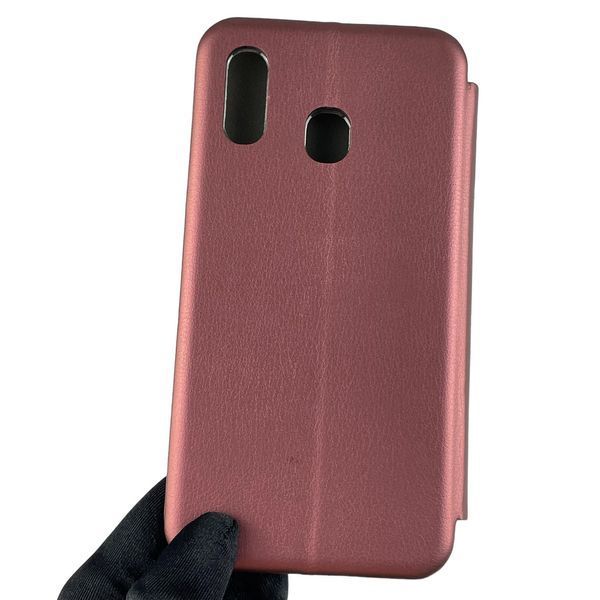Чохол-книжка для Samsung Galaxy A20 SM-A205F з підставкою на самсунг а20 бордова 0000475 фото