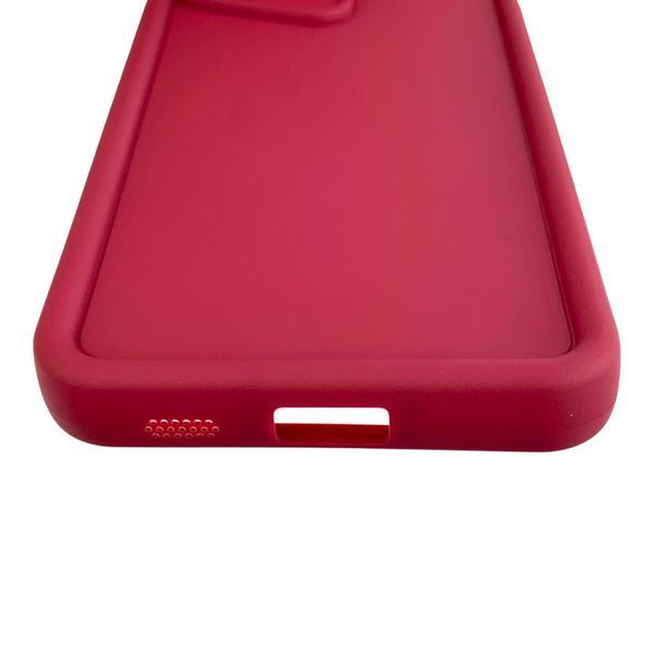 Чехол силиконовый Soft Touch для Samsung Galaxy S21 Ultra бордовый (Полная защита камеры) 0054044 фото