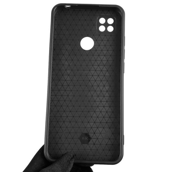 Чохол для Xiaomi Redmi 10A броньований з кільцем зі шторкою на сяомі редмі 10а чорний 0007907 фото