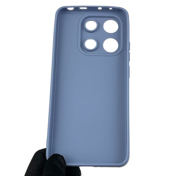 Чохол для Xiaomi Redmi Note 13 4G з квадратними гранями із захистом камери на сяомі редмі нот 13 4г блакитний 0012855 фото