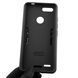 Чехол для телефона Tecno Pop 2F (B1f) бронированный с магнитным кольцом-держателем на техно поп 2ф чёрный 0025744 фото 2