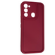 Чехол силиконовый Soft Touch для TECNO Spark 8C (KG5k) бордовый (Полная защита камеры) 0044306 фото 1