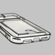 Чехол для Apple iPhone 11 с серебряной окантовкой с карманом для карт на айфон 11 серебряный 0012983 фото 7