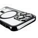 Чехол для Apple Iphone 15 Pro с линзами для камеры с магнитом магсейф на айфон 15 про чёрный 0007953 фото 5