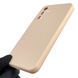 Чехол для Samsung Galaxy A34 5G (SM-A346E) силиконовый с микрофиброй нескользящий на самсунг а34 5г пудровый 0031936 фото 3