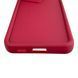 Чехол силиконовый Soft Touch для Samsung Galaxy S21 Ultra бордовый (Полная защита камеры) 0054044 фото 6