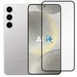 Защитное стекло 6D OG для телефона Samsung Galaxy S24 Plus (SM-S926B) полноэкранное противоударное на самсунг S24 плюс черное