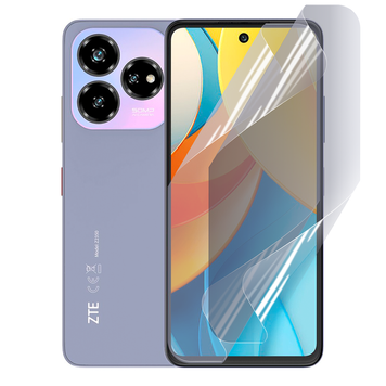 Плёнка гидрогелевая для ZTE Blade V60 Design глянцевая противоударная на зте блейд в60 дизайн прозрачная 0035464 фото