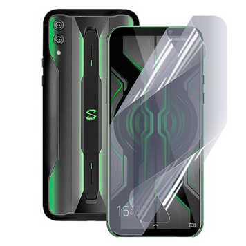 Плёнка гидрогелевая для Xiaomi Black Shark 2 Pro глянцевая на сяоми блек шарк 2 про прозрачная 0008731 фото