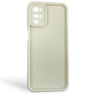 Чехол силиконовый Soft Touch для Motorola G22 молочный (Полная защита камеры) 0054377 фото