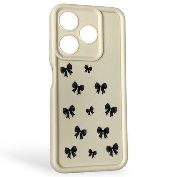 Чохол силіконовий Soft Touch з 3D принтом для TECNO Spark 10 (KI5q) молочний (Повний захист камери) 0044466 фото