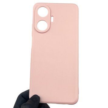 Чехол для Realme C55 с квадратными гранями с защитой камеры на реалми с55 пудровый 0012554 фото