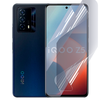 Плёнка гидрогелевая для VIVO IQOO Z5X глянцевая противоударная на виво айку з5х прозрачная 0034962 фото