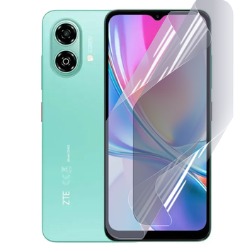 Плёнка гидрогелевая для ZTE Blade A35e глянцевая противоударная на зте блейд а35е прозрачная 0035414 фото