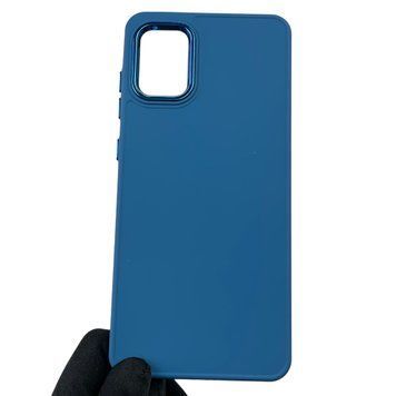 Чехол для Samsung Galaxy A31 (SM-A315F) с защитой на камеры с микрофиброй на самсунг а31 синий 0012173 фото