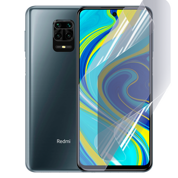 Плёнка гидрогелевая для Xiaomi Redmi Note 9S глянцевая противоударная на сяоми редми нот 9с прозрачная 0003487 фото