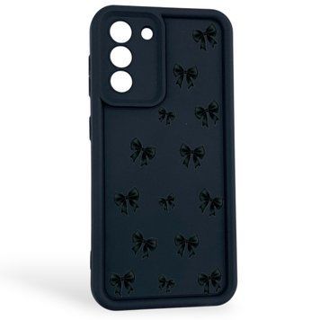 Чехол силиконовый Soft Touch с 3D принтом для Samsung Galaxy S21 черный (Полная защита камеры) 0057693 фото