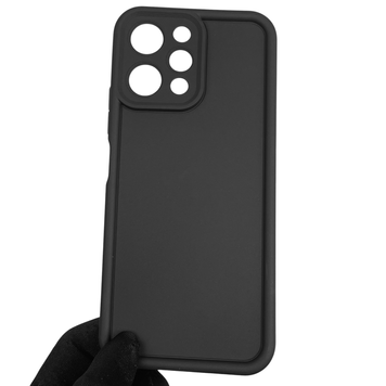 Чохол силіконовий Soft Touch для Xiaomi Redmi 12 чорний (Повний захист камери) 0039805 фото