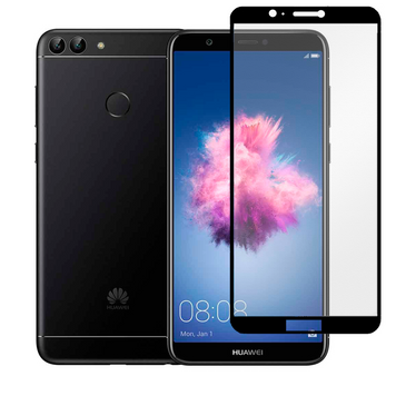 Защитное стекло МАТОВОЕ для телефона Huawei P Smart 2018 противоударное на хуавей п смарт 2018 черное 0038972 фото
