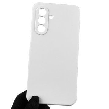 Чехол для Samsung Galaxy A26 (SM-A266) силиконовый с микрофиброй нескользящий на самсунг а26 белый 0031887 фото