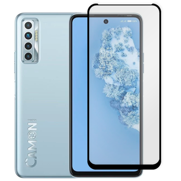 Захисне скло 6D OG для телефона Tecno Camon 17 Pro повноекранне протиударне на техно камон 17 про чорне 0013969 фото