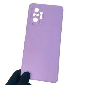 Чехол для Xiaomi Redmi Note 10 Pro с квадратными гранями с защитой камеры на сяоми редми нот 10 про сиреневый 0001227 фото