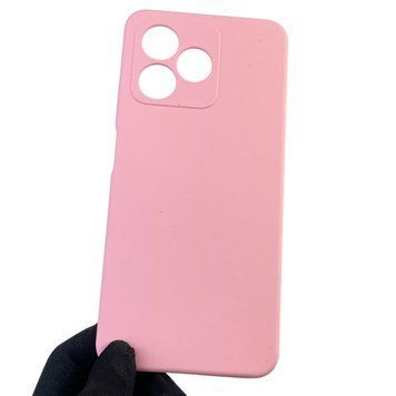 Чехол для Realme C51 силиконовый с микрофиброй нескользящий на реалми с51 розовый 0031802 фото