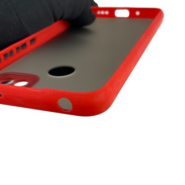 Чехол для телефона Xiaomi Redmi 10A с высокими бортами с защитой камеры на сяоми редми 10а красный 0026191 фото