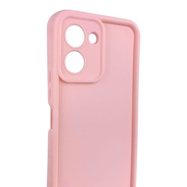 Чехол силиконовый Soft Touch для Tecno Spark Go 3 (KN3) розовый (Полная защита камеры) 0054484 фото