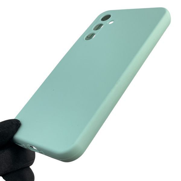 Чохол для Samsung Galaxy A34 5G (SM-A346E) силіконовий з мікрофіброю нековзний на самсунг а34 5г бірюзовий 0031937 фото