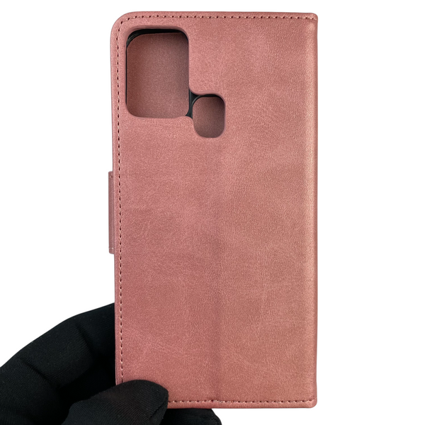 Чохол-книжка для телефона Samsung Galaxy M31 (SM-M315F) шкіряна з магнитною застібкою на самсунг м31 рожева 0025332 фото