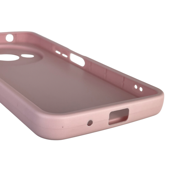 Чехол силиконовый Soft Touch с 3D принтом Майнкрафт для Xiaomi Redmi A3 пудровый (Полная защита камеры) 0041524 фото