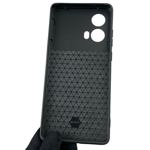 Чохол для Motorola G85 броньований з кільцем-тримачем зі шторкою на моторола г85 темно-синій rg1 0012262 фото