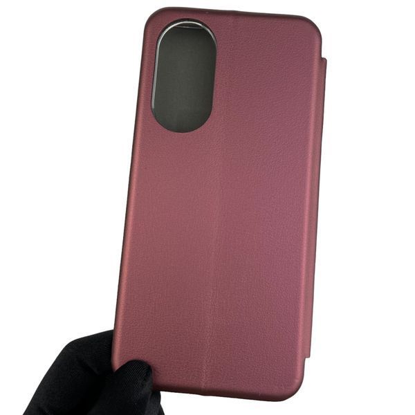 Чехол-книжка для OPPO A98 5G с подставкой на оппо а98 5г бордовая 0001670 фото