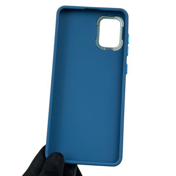 Чохол для Samsung Galaxy A31 (SM-A315F) із захистом на камері з мікрофіброю на самсунг а31 синій 0012173 фото