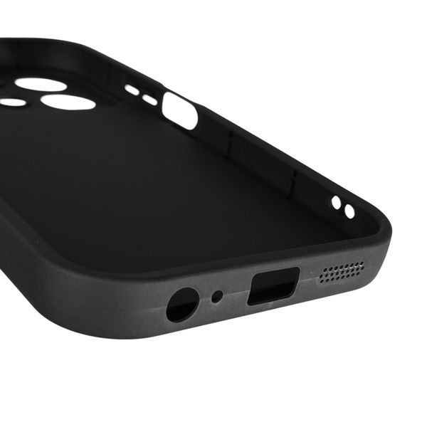 Чехол силиконовый Soft Touch с 3D принтом злой котик для Xiaomi Redmi 15C EU черный (Полная защита камеры) 0047053 фото